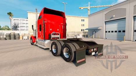 Flame skin for Kenworth W900 tractor for American Truck Simulator
