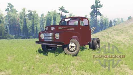 Ford F-6 1950 Stubby Bob for Spin Tires