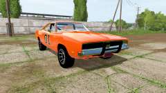 Dodge Charger RT (XS29) 1970 General Lee for Farming Simulator 2017