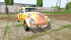 Volkswagen Beetle 1966 peace and love for Farming Simulator 2017