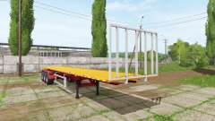 BsM bale semitrailer for Farming Simulator 2017