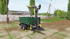 Fliegl timber trailer for Farming Simulator 2017