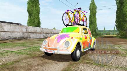 Volkswagen Beetle 1966 peace and love v2.0 for Farming Simulator 2017
