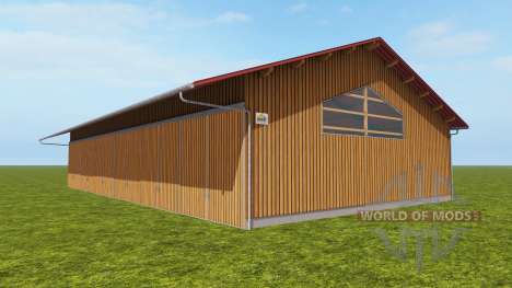 Shed for storage of wood chips for Farming Simulator 2017