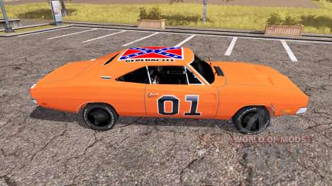 Dodge Charger RT (XS29) 1970 General Lee for Farming Simulator 2013