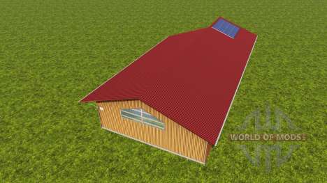 Shed for storage of wood chips for Farming Simulator 2017