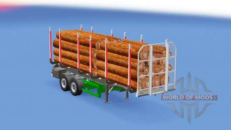 Small log trailer for Euro Truck Simulator 2