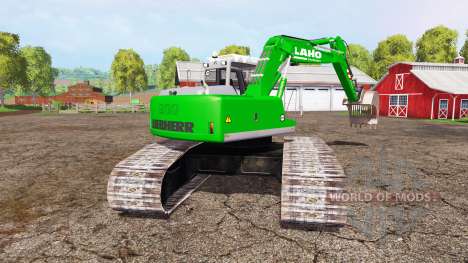 Liebherr A 900 C Litronic crawler laho for Farming Simulator 2015