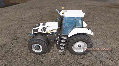 New Holland T8.435 white v1.1 for Farming Simulator 2015