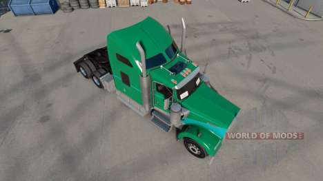 Skin Green Clay on the truck Kenworth W900 for American Truck Simulator