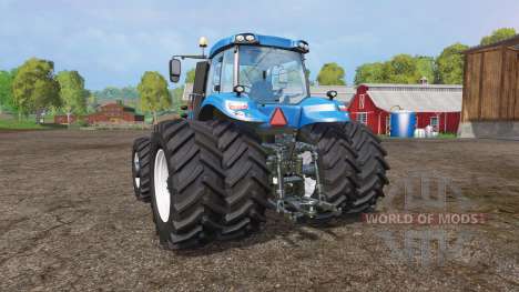 New Holland T8.320 twin wheels for Farming Simulator 2015