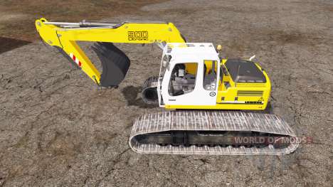 Liebherr A 900 C Litronic crawler for Farming Simulator 2015