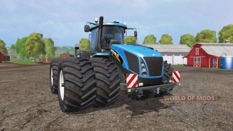 New Holland T9.565 twin wheels v1.2 for Farming Simulator 2015