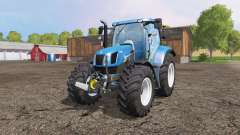 New Holland T6.160 front loader v1.1 for Farming Simulator 2015