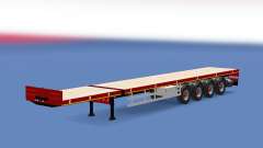 Doll flatbed trailer for Euro Truck Simulator 2