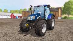 New Holland T6.160 blue power v1.1 for Farming Simulator 2015