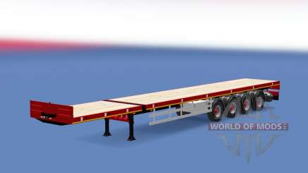 Doll flatbed trailer for Euro Truck Simulator 2