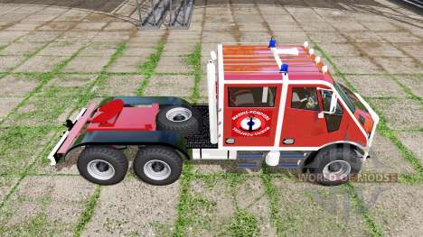 Bremach T-Rex Double Cab marins-pompiers for Farming Simulator 2017
