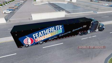 Featherlite semitrailer v1.4 for American Truck Simulator