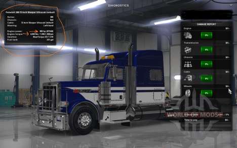CAT C900 ENGINE AND SOUND PACK v 1.1 (UPDATE) for American Truck Simulator