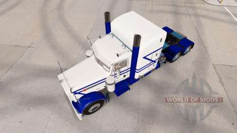 Rollin White skin for the truck Peterbilt 389 for American Truck Simulator