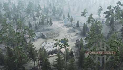 Coniferous forest for Spintires MudRunner