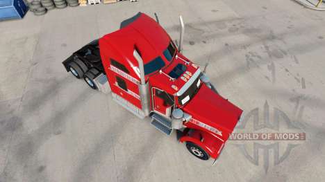 Skin is One of One of the truck Kenworth W900 for American Truck Simulator