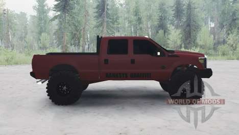Ford F-350 Super Duty Crew Cab 2012 for Spintires MudRunner