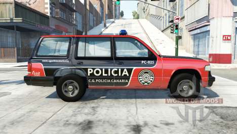 Gavril Roamer spanish police v3.6 for BeamNG Drive