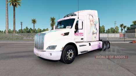 Super Sonico skin for the truck Peterbilt 579 for American Truck Simulator