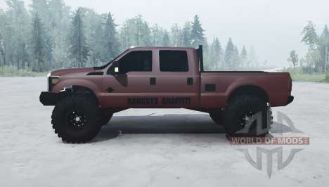 Ford F-350 Super Duty Crew Cab 2012 for Spintires MudRunner