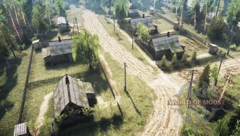 A small settlement for Spintires MudRunner