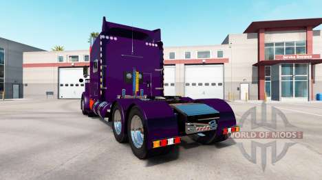 Purple Orange skin for the truck Peterbilt 389 for American Truck Simulator