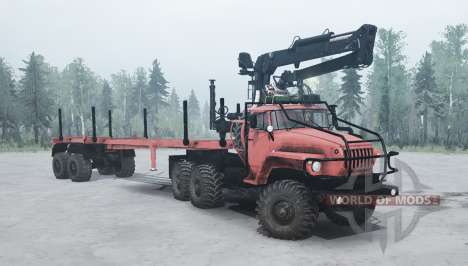 Ural 4320-41 for Spintires MudRunner