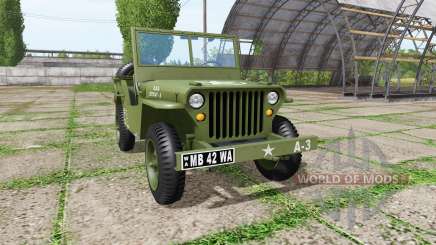 Jeep Willys MB 1942 v1.1 for Farming Simulator 2017