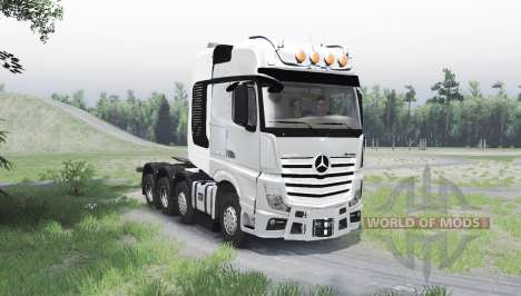 Mercedes-Benz Actros (MP4) 8x8 for Spin Tires