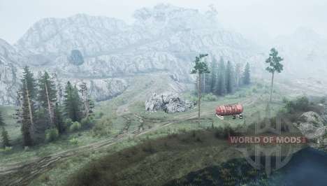 Mountain pass for Spintires MudRunner