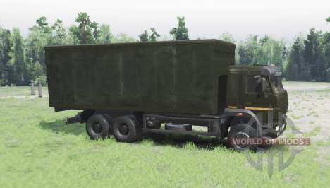 KamAZ 65117 for Spin Tires