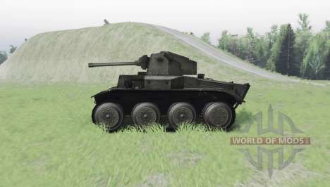 Light Tank Mk.VII Tetrarch for Spin Tires