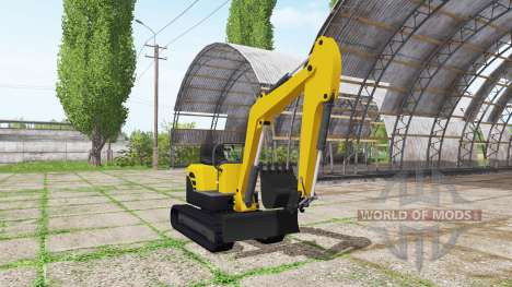 Mini excavator for Farming Simulator 2017