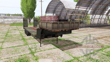 Low bed semi-trailer for Farming Simulator 2017