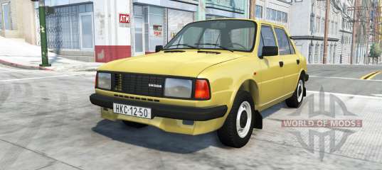 Skoda 130 (Type 742) for BeamNG Drive