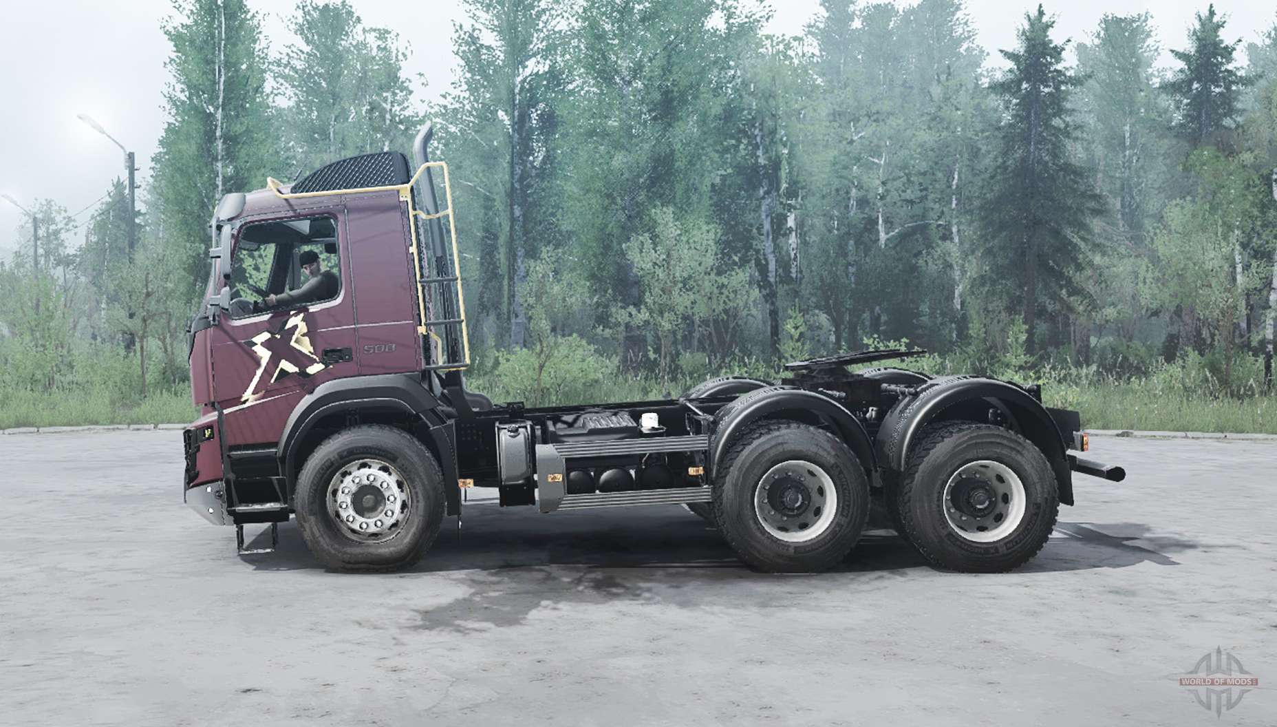 Volvo FMX 500 6x6 for Spin Tires