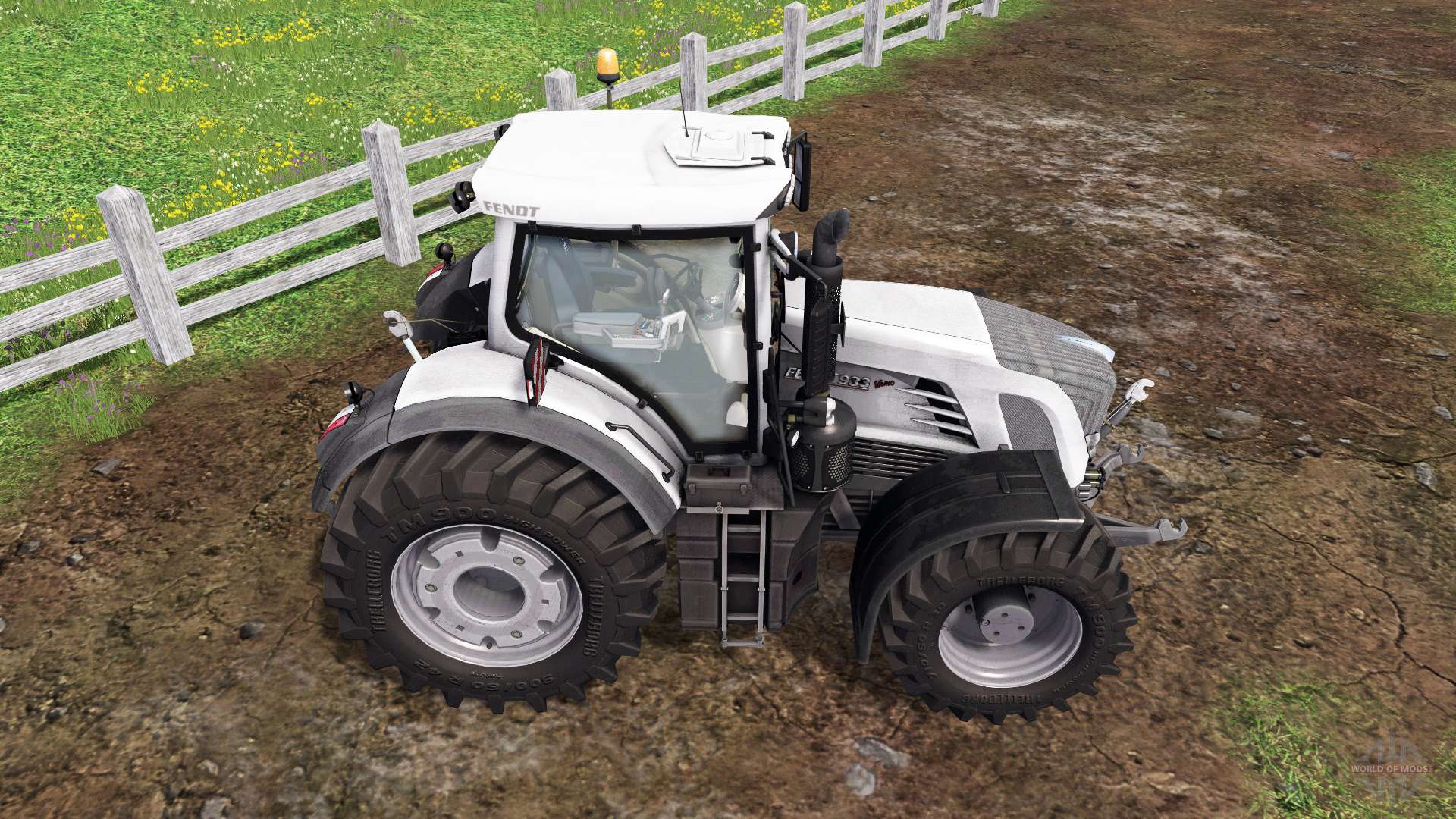 Fendt 933 Vario white for Farming Simulator 2015