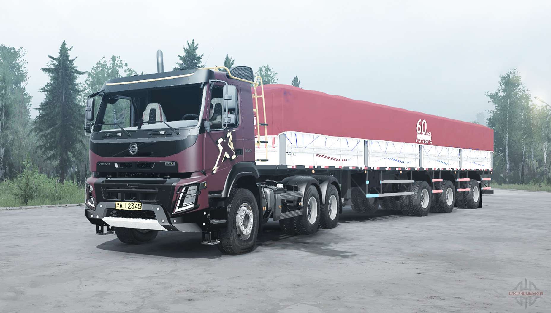 Volvo FMX 6x6 with a Grunwald superstructure