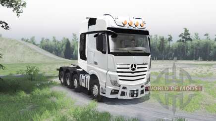 Mercedes-Benz Actros (MP4) 8x8 for Spin Tires
