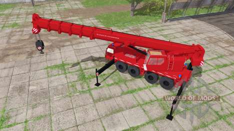 Liebherr LTM 1090-2 sapeur-pompier v2.0 for Farming Simulator 2017