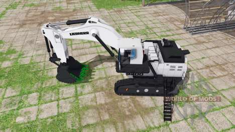 Liebherr R 9200 backhoe attachment for Farming Simulator 2017