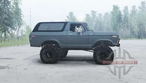 Ford Bronco Custom (U150) 1978 for Spintires MudRunner
