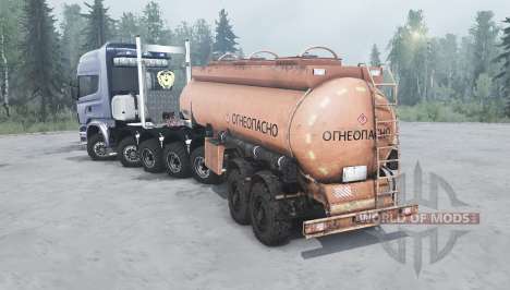Scania R730 10x10 for Spintires MudRunner